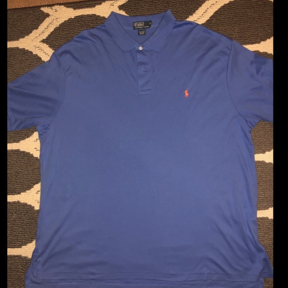 Sky Blue 2XL LONG POLO